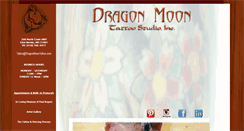 Desktop Screenshot of dragonmoontattoo.com